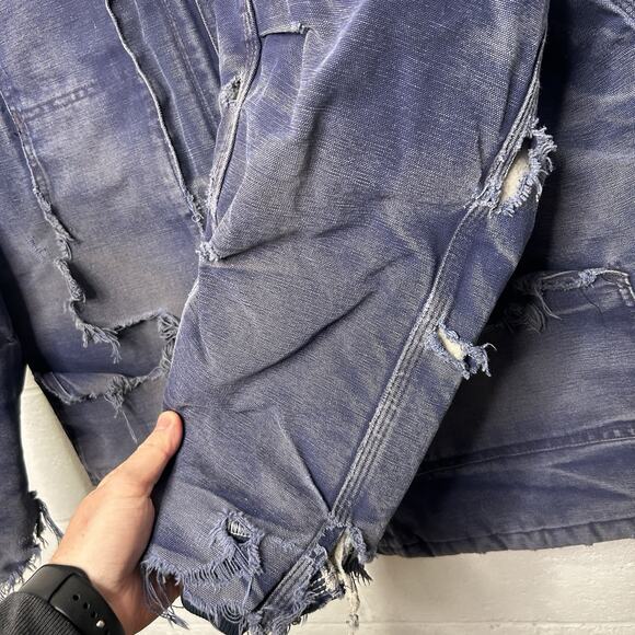 Vintage Carhartt Quilted Artic Jacket “Midnight Navy” C26 MDT - Picture 3 of 10